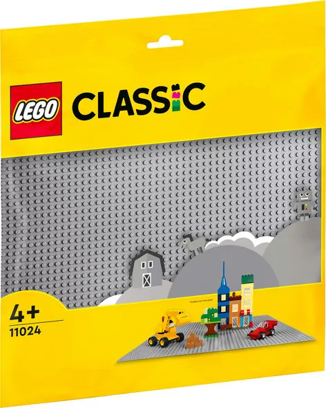 LEGO® Classic. Szara płytka konstrukcyjna. 11024 - tantis.pl