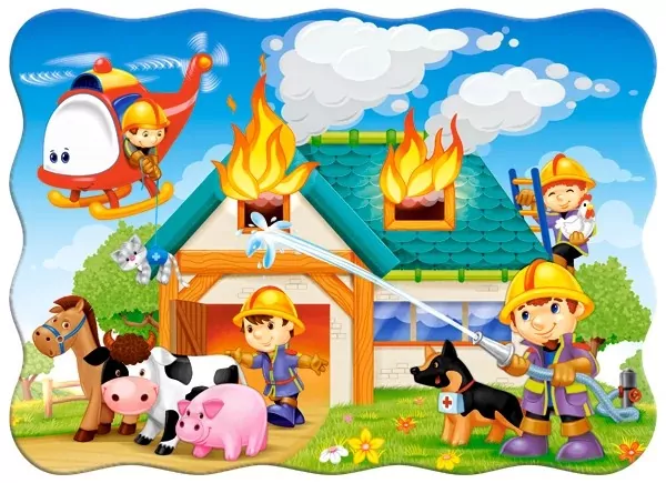 Puzzle 30. Strażacy w akcji - tantis.pl