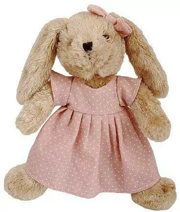 Królik Rosalie w sukience różowej 30cm - tantis.pl
