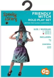 Strój dla dzieci Przyjazna Czarownica rozm.130/140