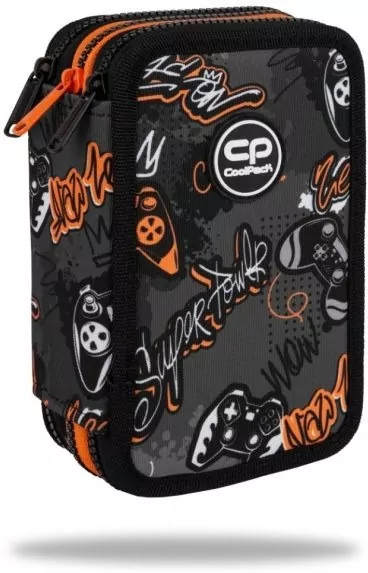 Piórnik 3-komorowy z wyposażeniem Coolpack jumper 3 Gamer - tantis.pl
