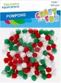 OZDOBA POMPON 100SZT/7MM 3KOL CF 12/144 - tantis.pl