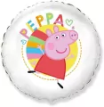Balon foliowy FX - Peppa White 45cm - tantis.pl