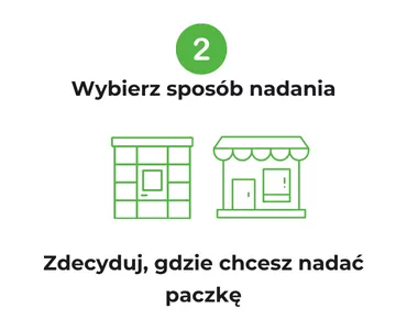 Zdecyduj jak chcesz nadac paczke
