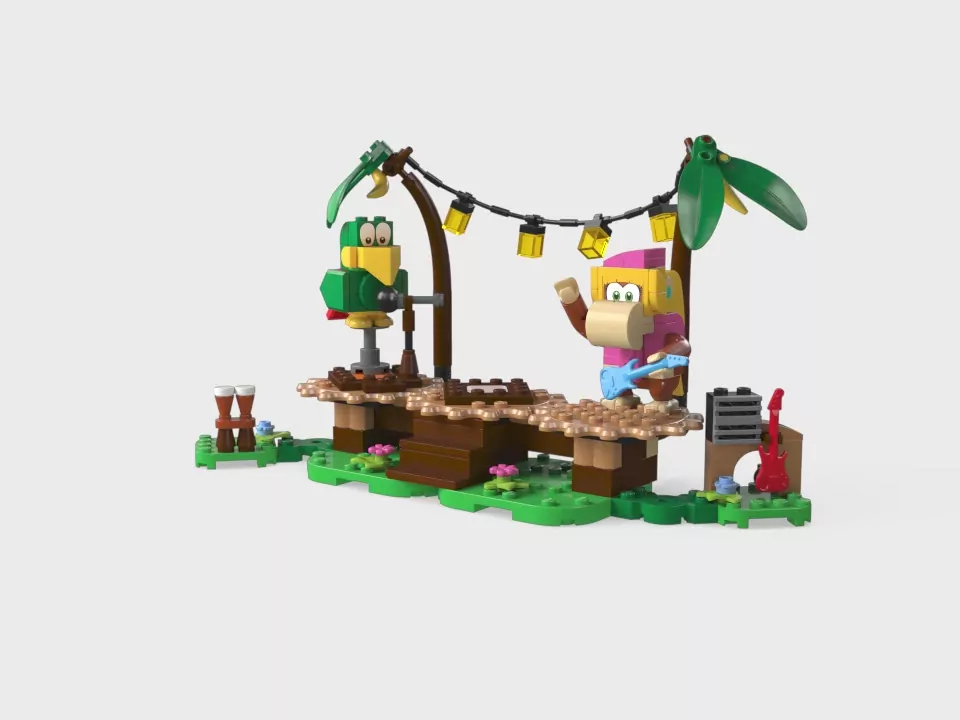 LEGO® Super Mario. Dżunglowy koncert Dixie Kong — zestaw rozszerzający. 71421 - tantis.pl