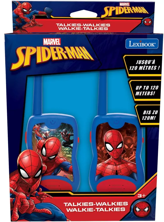 Krótkofalówki walkie talkie Spider-Man ze sprzączką TW12SP - tantis.pl