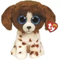 Beanie Boos Muddles Biały pies 24 cm - tantis.pl