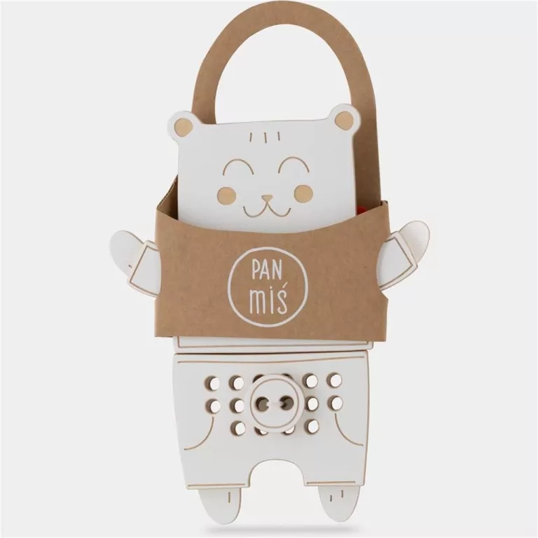 Pan Miś.Drewniana przeplatanka Montessori - tantis.pl