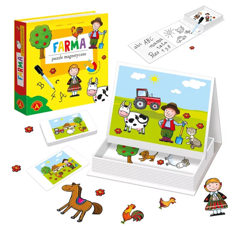 Puzzle magnetyczne. Farma - tantis.pl