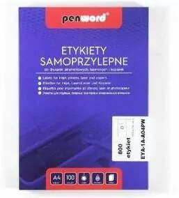 Etykiety samoprzylepne A4/100K 8x105x74mm