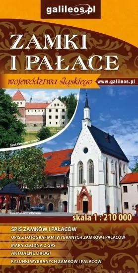 Zamki i pałace województwa śląskiego 1:210 000 - tantis.pl