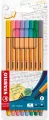 Stabilo. Cienkopis Point 88. Pastel 8 kolorów, etui - tantis.pl