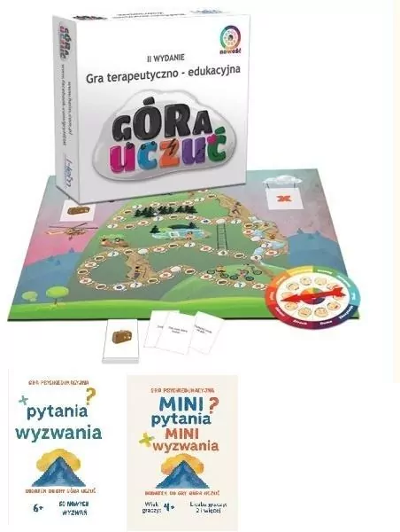 Zestaw rozwojowy Góra Uczuć+ "Mini pytania..." - tantis.pl