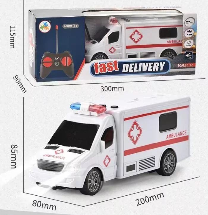 Ambulans R/C + ładowarka + św/dź - tantis.pl