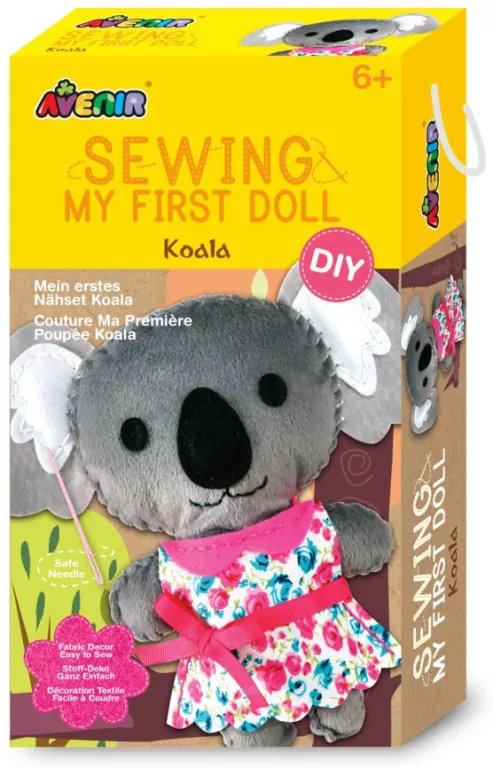 Zestaw kreatywny. Uszyj maskotkę. Koala - tantis.pl