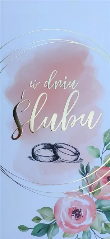 Karnet. Ślub. SE - 007 - tantis.pl