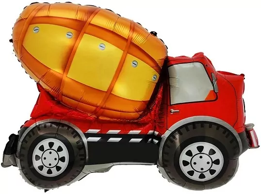 Balon foliowy Betoniarka 47x67cm - tantis.pl