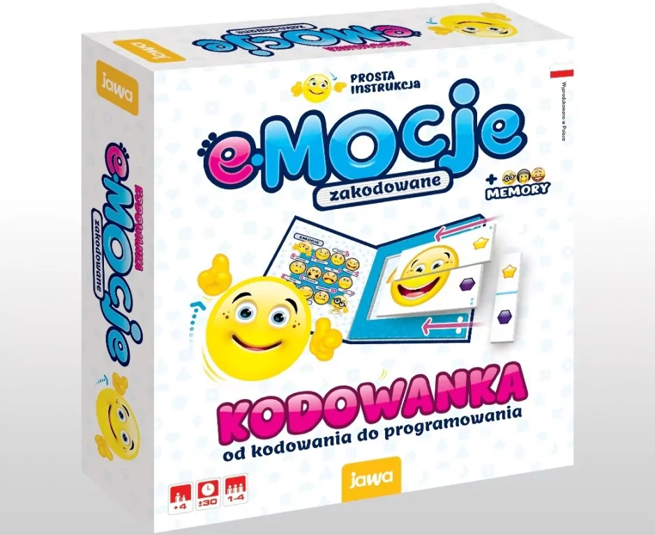 Emotki. Kodowanka - tantis.pl