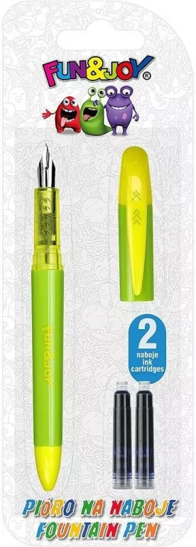 Pióro wieczne zielone + 2 naboje niebieskie - tantis.pl