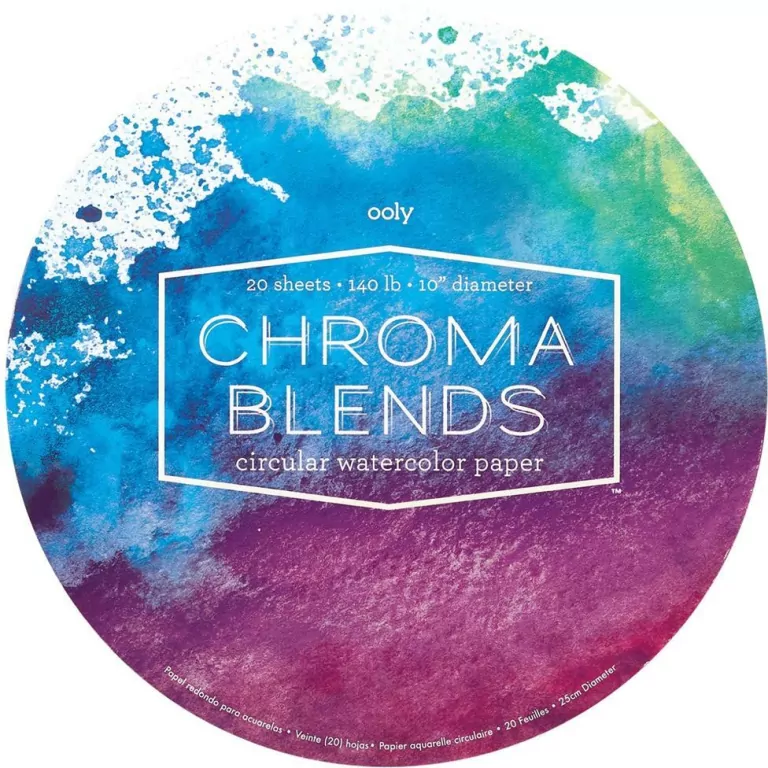 Blok do malowania akwarelami okrągły Chroma Blends - tantis.pl