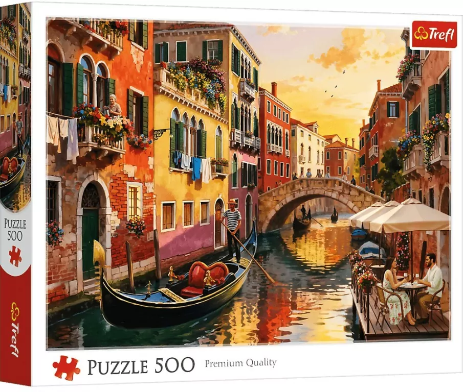 Puzzle 500 Wenecja o zachodzie słońca TREFL - tantis.pl