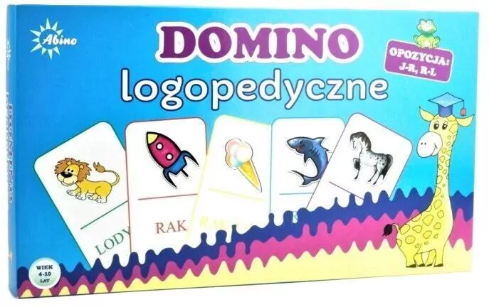 Domino logopedyczne. Opozycja: J-R, R-L - tantis.pl