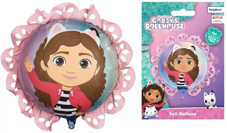 Balon foliowy pastylka Koci Domek Gabi 52x52cm - tantis.pl