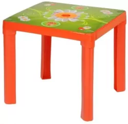 Stolik plastikowy czerwony