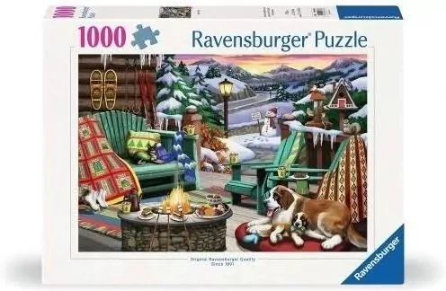 Puzzle 1000 Zimowy odpoczynek - tantis.pl