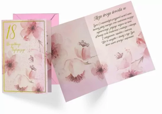 Karnet B6. Urodziny 18