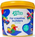 Clics Toys. Klocki wiaderko 8W1 - tantis.pl