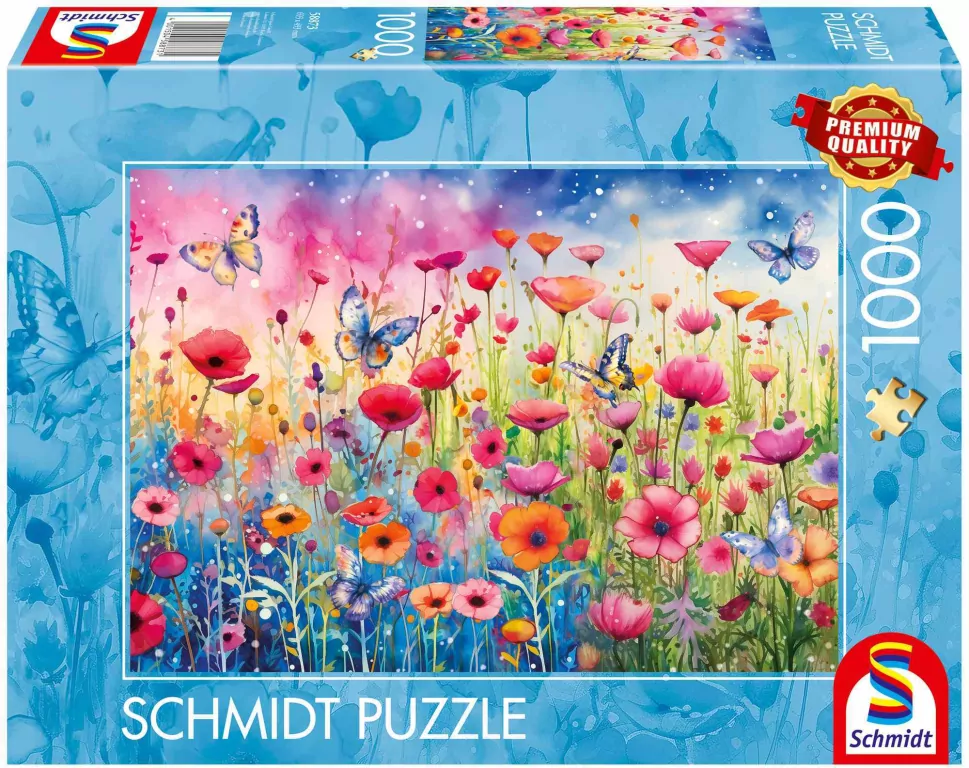 Puzzle PQ 1000 Makowe pole - tantis.pl