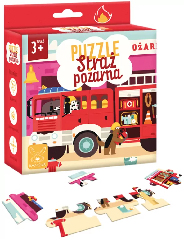 Puzzle Straż Pożarna 3+ - tantis.pl