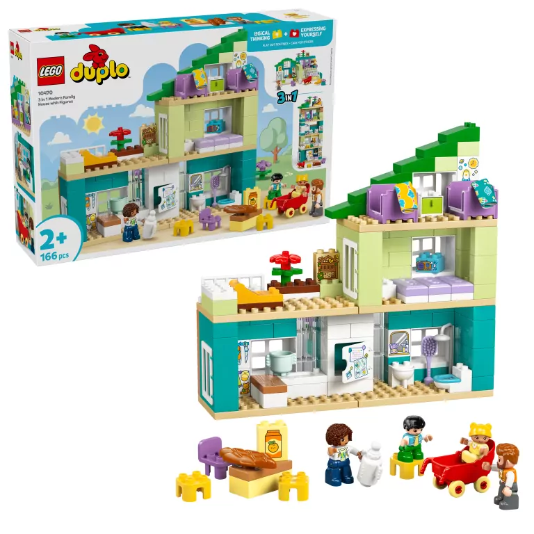 LEGO® Duplo. Nowoczesny dom rodzinny 10470 - tantis.pl