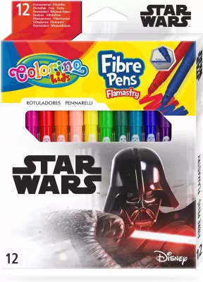 Flamastry Colorino Kids 12 kolorów Star Wars