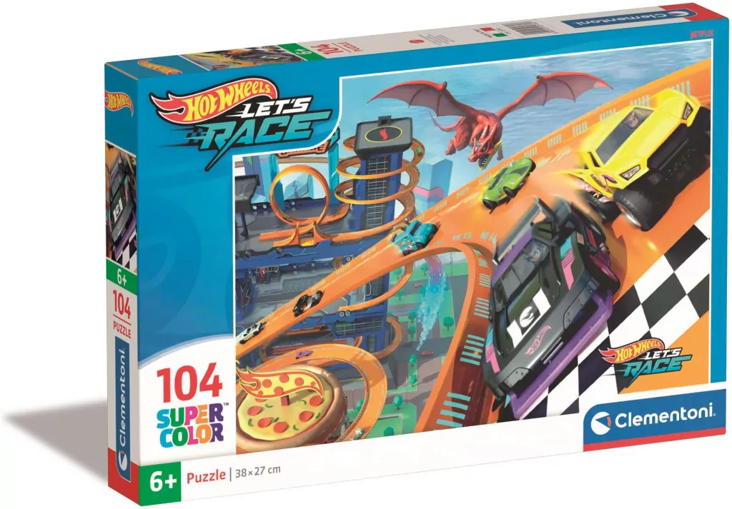 Hot Wheels. Puzzle 104 Super Kolor - tantis.pl