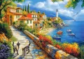 Puzzle 500 White Lighthouse Bay CASTOR - tantis.pl