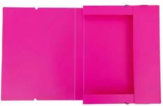 Teczka-pudełko z gumką PP neon mix ASTRA - tantis.pl