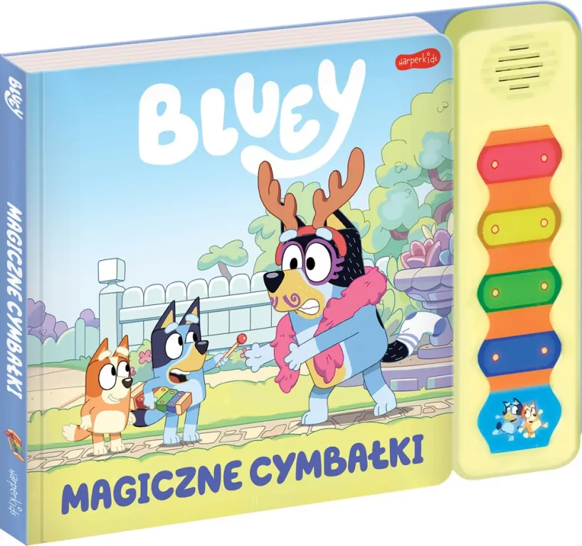 Bluey. Magiczne cymbałki. Książeczka z dźwiękami - tantis.pl