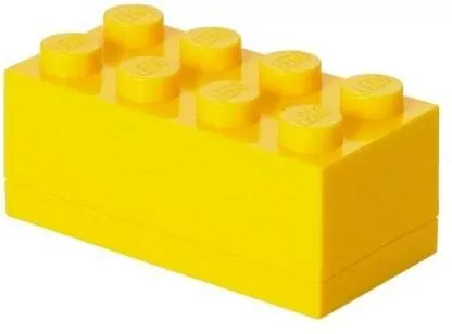LEGO(R) pudełeczko klocek ósemka żółty - tantis.pl