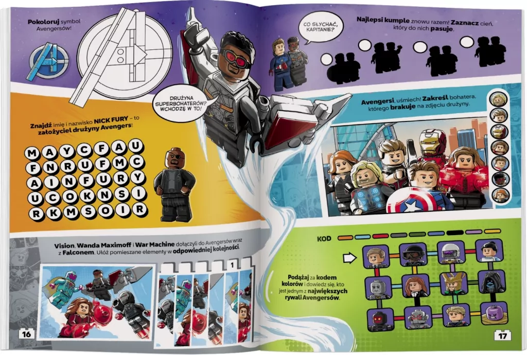 Lego Avengers. Falcon. Droga do Kapitana Ameryki - tantis.pl