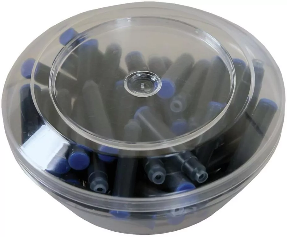 Naboje do piór. Niebieskie 50 sztuk - tantis.pl