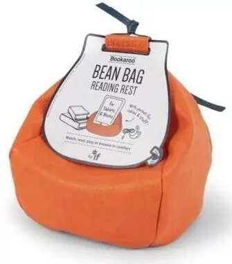 Bean Bag Pufa z kieszonką pod książkę pomarańczowa - tantis.pl