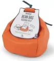 Bean Bag Pufa z kieszonką pod książkę pomarańczowa - tantis.pl