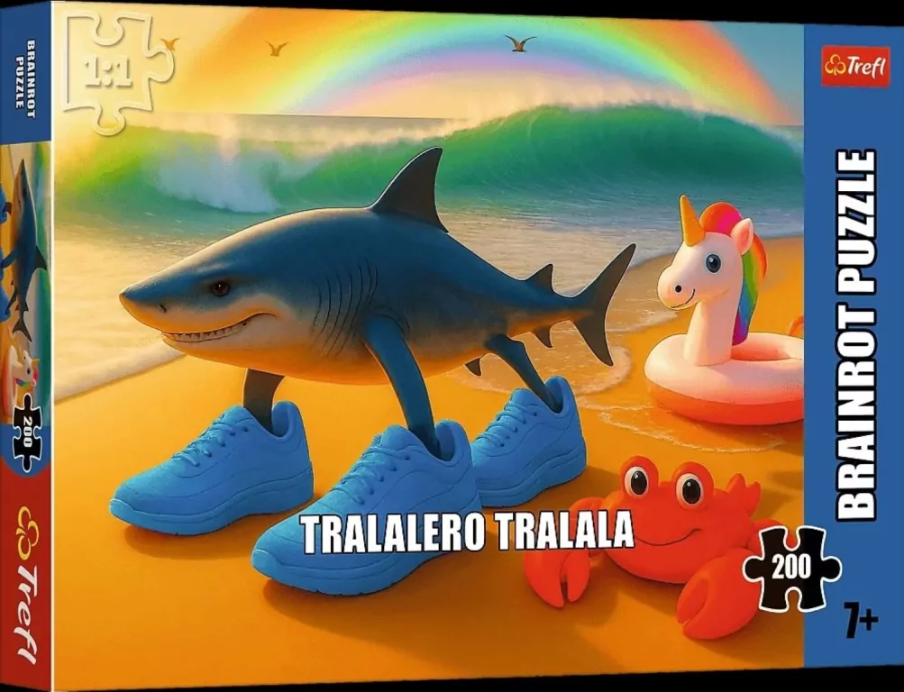 Puzzle 200 BrainRots Tralalero Tralala TREFL - tantis.pl