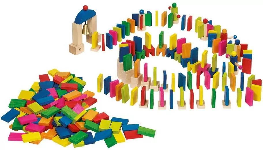 Drewniane domino, 247 elementów - tantis.pl