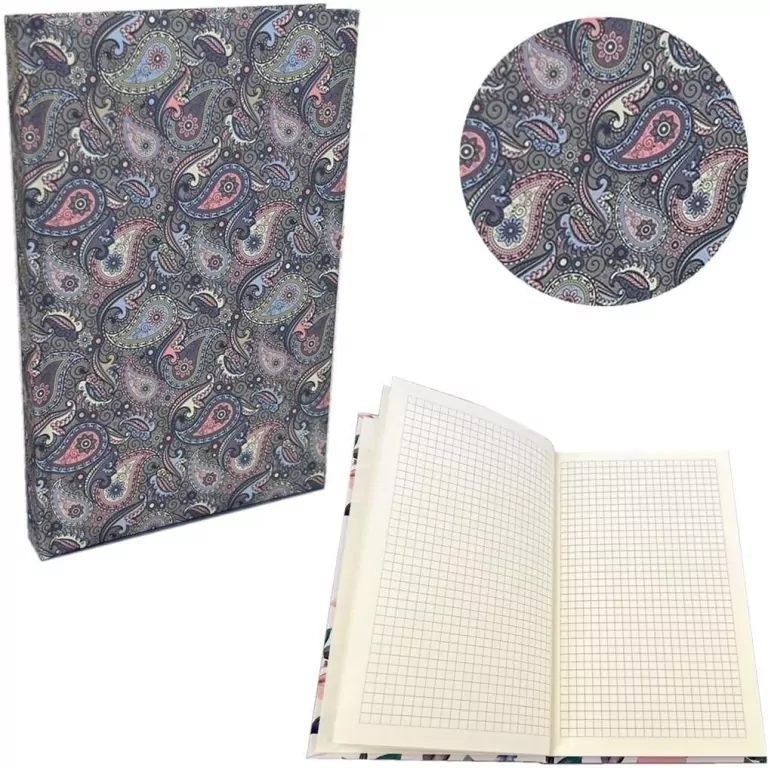Notes A5 Soft Touch kratka 90g Paisley pastelove - tantis.pl