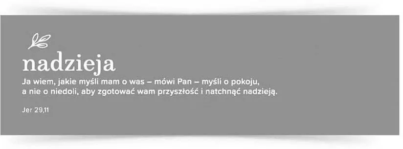 Zakładka duża - Nadzieja - tantis.pl