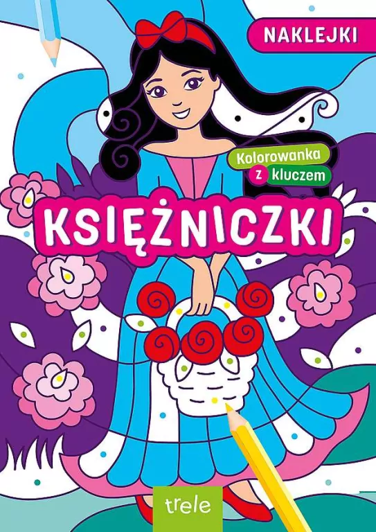Księżniczki. Kolorowanki z kluczem - tantis.pl