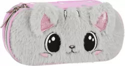 Piórnik saszetka 1zamek Kitty pluszowy